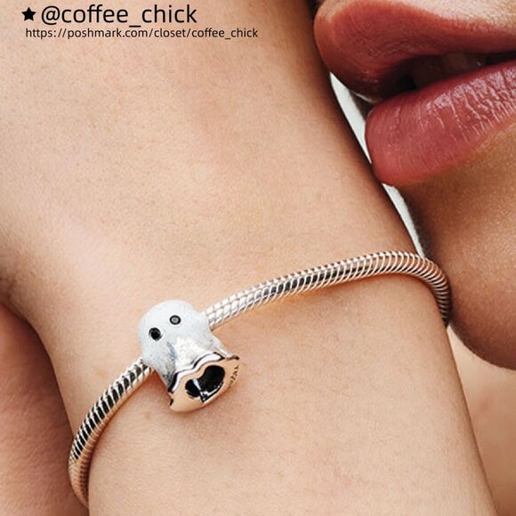 Pandora Glow-in-the-dark Boo Ghost Charm - Picture 4 of 5